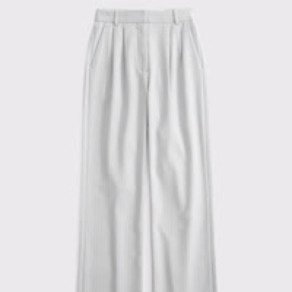 30 L / Curve Love A&F Sloane Tailored Wide Leg Pant